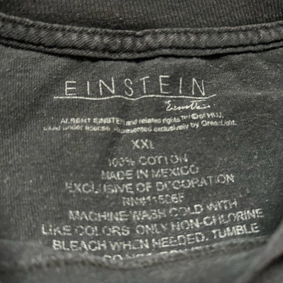 Vintage Albert Einstein Tee T-Shirt - Picture 3 of 4